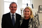 Victorian Anzac Centenary Committee members Peter Haddad and Sharon Knight