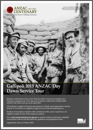 Gallipoli Tour Flyer