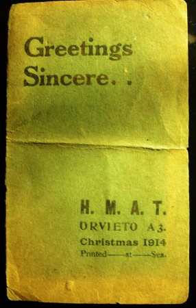 Bryant, Xmas card cover 1914