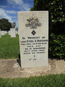 Ethel Sarah Davidson grave